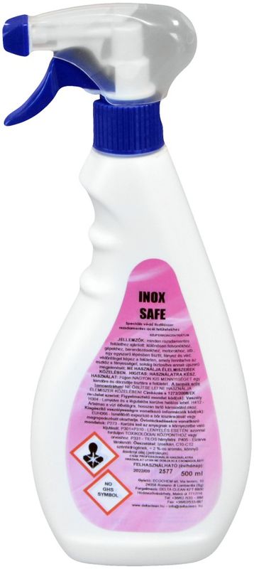 DC INOX SAFE KRÓM ÉS RM FELÜLET TISZTÍTÓ ÉS ÁPOLÓ 500 ML