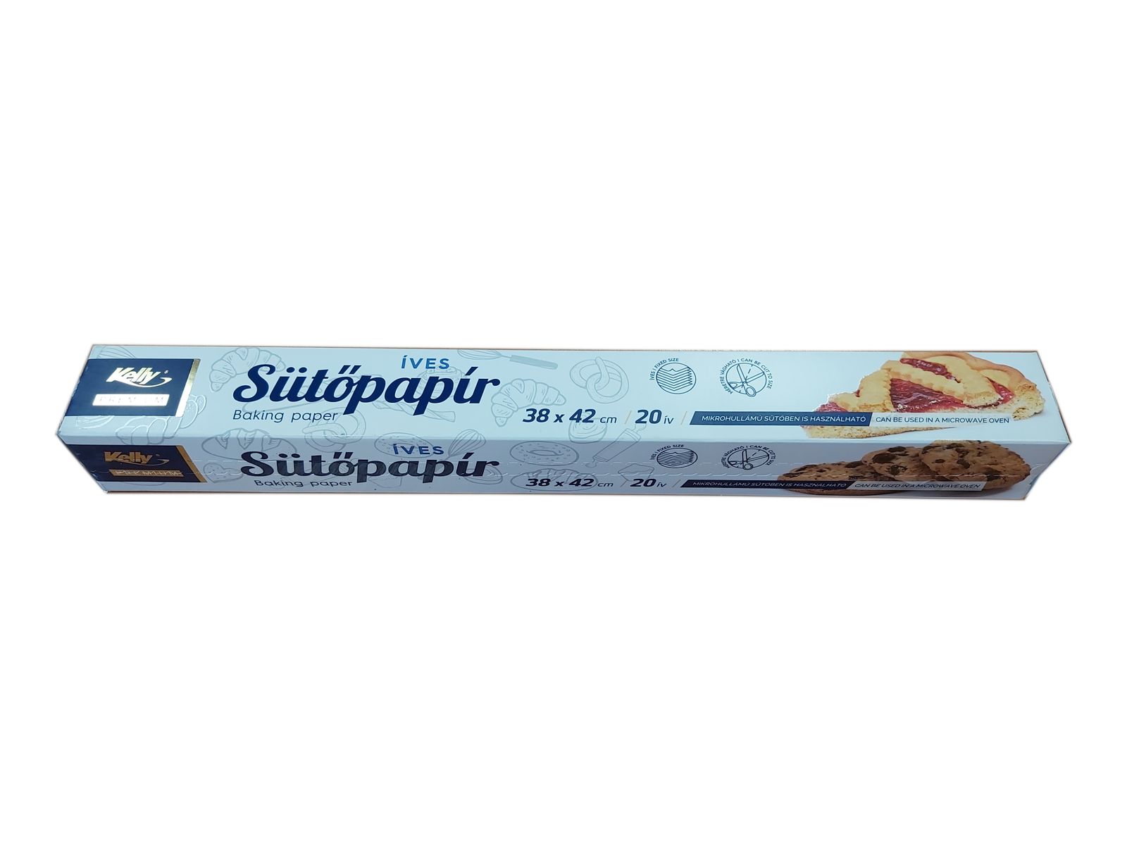 KEL SÜTŐPAPÍR SZILIKONOs ÍVES 38X42 20 ÍV