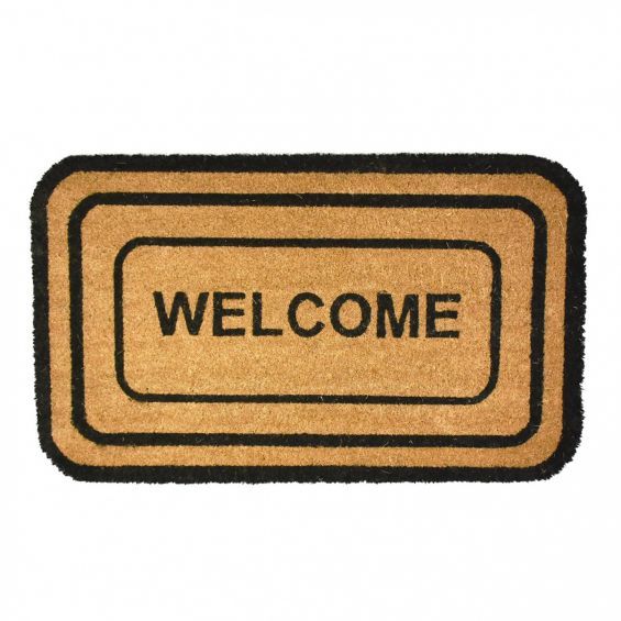 PL.WELCOME CLASSIS KÓKUSZ FESTETT LÁBTÖRLŐ 75x45 CM