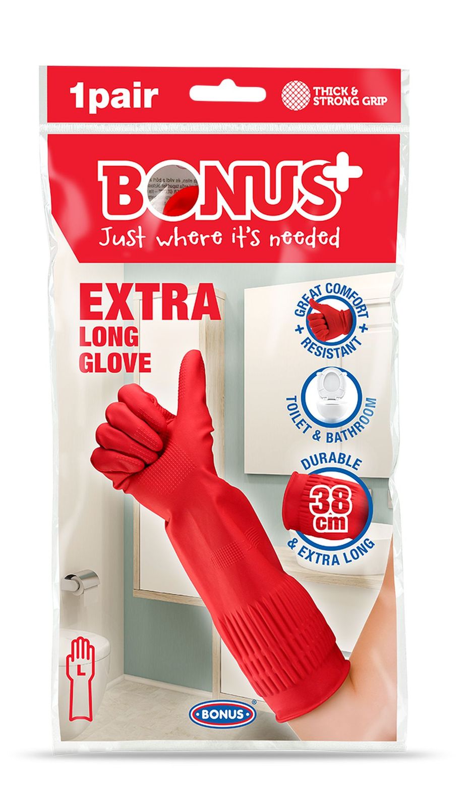 BN.Bonus+ Extra hosszú kesztyű L HoReCa B067