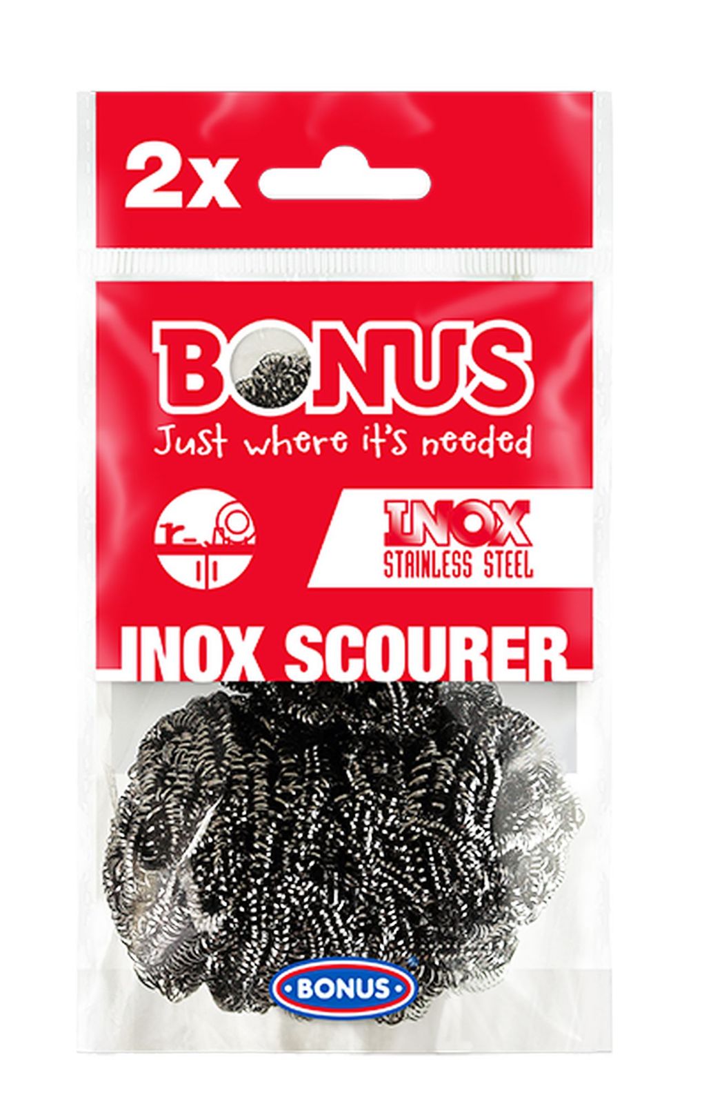 BN.INOX SPIRÁL FÉMDÖRZSI 2/1 