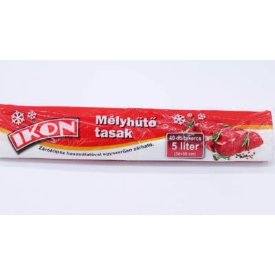MÉLYHŰTŐ TASAK 5L 40 DB 30X50 LDPE